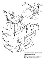 Компоненты ручного управления (Часть 2) 2-Х ТАКТНОГО ПЛМ MERCURY 90 Серийный номер от 9793577 до 0P016999