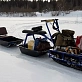 Мотобуксировщик Альбатрос-L 9 PRO с фарой