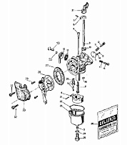 КАРБЮРАТОР ДЛЯ 2-Х ТАКТНОГО ПЛМ ZONGSHEN T9.9BM, T15BM