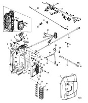 Электрические компоненты 4-Х ТАКТНОГО ПЛМ MERCURY 135 Серийный номер от 0P419487 до 0P464487