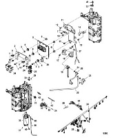 Электрические компоненты(USA-1B227000/Bel-0P401000 и выше) 4-Х ТАКТНОГО ПЛМ MERCURY 60 Серийный номер от 0T409000 до 1B344306