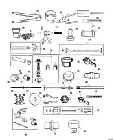 Инструменты (Часть 2) 4-Х ТАКТНОГО ПЛМ MERCURY 115 Серийный номер от 0T178500 до 0T800999