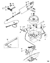 Магнето и компоненты зажигания 2-Х ТАКТНОГО ПЛМ MERCURY 4 M Серийный номер от 0G710613 до 0T894438
