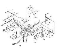 Комплект для дистанционного управления 4-Х ТАКТНОГО ПЛМ MERCURY 5 Серийный номер от 0P401000 и выше