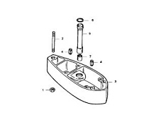 Дополнительные компоненты 2-х тактного ПЛМ MERCURY 40 M Серийный номер от 0G055314 до 0G760299