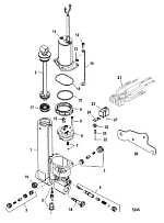 Триммер (Часть 1) 2-х тактного ПЛМ MERCURY 40 M Серийный номер от 0P325500 и выше