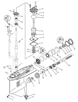 Редуктор лодочного мотора YAMAHA 115B/140B · 2000 — 2006