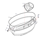 Колпак 4-Х ТАКТНОГО ПЛМ HIDEA F30FES-T