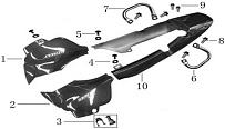 Облицовка МОТОЦИКЛА Racer RC150-23 Tiger New
