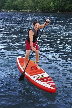 Надувная SUP-доска с набором Fastblast Tech 381 х 76 х 15 см с веслом, насосом, страховочным тросом и пр.