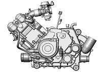 Двигатель  700 с.с. КВАДРОЦИКЛА STELS ATV 700 D 2010