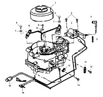 Электрические компоненты 4-Х ТАКТНОГО ПЛМ MERCURY 6 Серийный номер от 0R067090 и выше