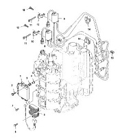 Компоненты зажигания 4-Х ТАКТНОГО ПЛМ MERCURY 115 Серийный номер от 1B227000 до 1B366822