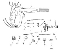 Набор переоборудования ручки румпеля, электрический - 96289A01 4-Х ТАКТНОГО ПЛМ MERCURY 9.9 Серийный номер от 0P325500 и выше