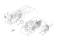 Редуктор передний (новый) (Часть 6) КВАДРОЦИКЛА STELS ATV 700 GT 2012