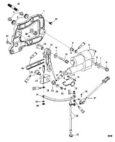 Ручка переключения передач(Serial Number 1B290522 и ниже) 4-Х ТАКТНОГО ПЛМ MERCURY 135 Серийный номер от 1B2270001 до 1B381711