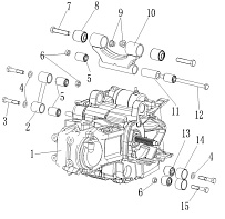 Двигатель 300 с.с. квадроцикла STELS ATV 300 B