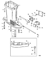 Корпус ведущего вала 2-Х ТАКТНОГО ПЛМ MERCURY 55 Серийный номер от 0P325500 и выше