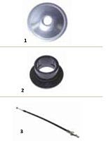 Струбцина, румпель и поворотный механизм лодочного мотора SUZUKI DT9.9 — 15 · 2002 — 2012