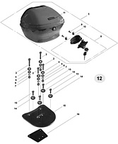 Кофр (Часть 1) СКУТЕРА STELS VORTEX 50
