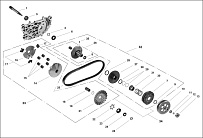 Вариатор СКУТЕРА STELS LEADER 50