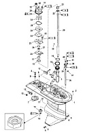 Корпус шестерни, Drive 2.31:1 USA 0T627235/BEL 0P215669 и выше 2-Х ТАКТНОГО ПЛМ MERCURY 90 Серийный номер от 0G760300 до 0T979999