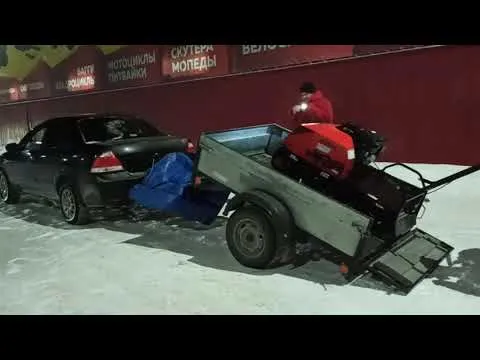 Выдача мотобуксировщика IKUDZO EKR15 в X-MOTORS