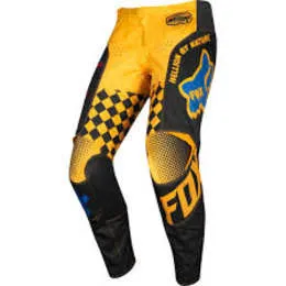 Мотоштаны детские Fox 180 Czar Kids Pant Black/Yellow
