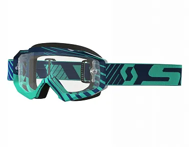 Очки Hustle MX Enduro blue/teal clear