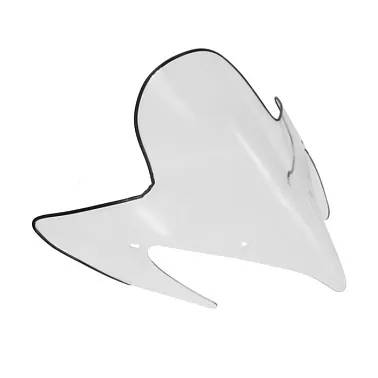 Стекло ветровое для снегохода Yamaha RX-1MTX 2009 увеличенное (высота 53см, толщина 3мм, МПК)