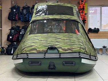 Ходовой комб. (носовой+основной) тент MISHIMO 400 RIVER FJET PRO кмф зеленый (6)