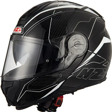 Шлем NZI COMBI 2 DUO GRAPHICS SWORD BLACK&WHITE