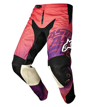Штаны мотоциклетные Alpinestars цв.красный