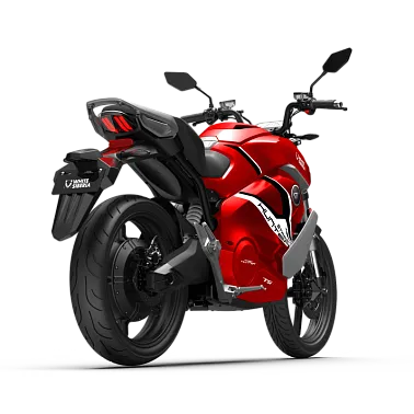 Электромотоцикл WHITE SIBERIA SUPER SOCO TS STREET HUNTER PRO (Красный)