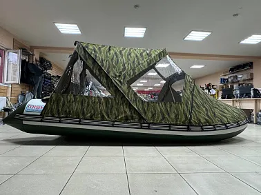 Ходовой комб. (носовой+основной) тент MISHIMO 420 RIVER FJET PRO кмф зеленый (6)