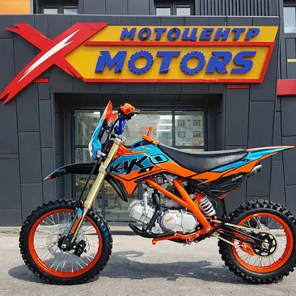 Питбайк КАЙО EVOLUTION YX125EM 17/14 KRZ (механ. сцепл., эл. стартер 2022 г.)