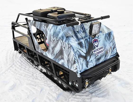 Мотобуксировщик Irondog (Железная собака) M500 20  Камуфляж Охотник