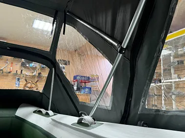 Ходовой комб. (носовой+основной) тент MISHIMO 430 RIVER FJET PRO тем.серый (7)