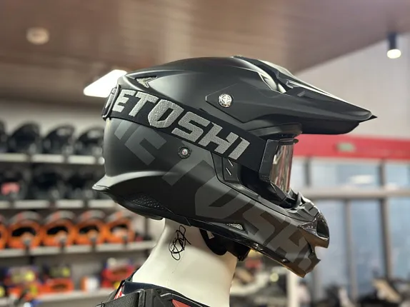 Шлем кроссовый HETOSHI OF836 EXOSS CROSS PRO MX289 цв.Черный Матовый р.L