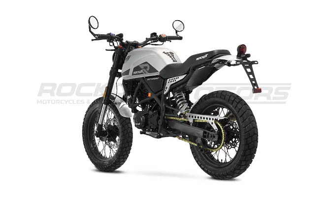 Мотоцикл дорожный ROCKOT SCRAMBLER (серый)