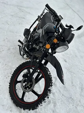 МОПЕД PROMAX ALPHA OFFROAD 130 (49) LUX (LED) Черный Глянцевый