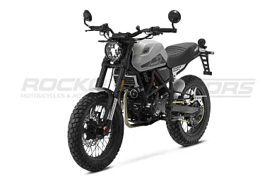 Мотоцикл дорожный ROCKOT SCRAMBLER (серый)