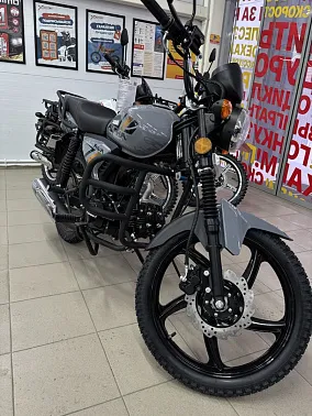 Мопед PROMAX ALPHA RIVA 130(49) СерыйГлянцевый (уценка)