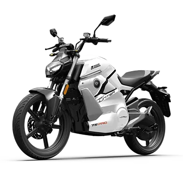 Электромотоцикл WHITE SIBERIA SUPER SOCO TS STREET HUNTER PRO (Белый)