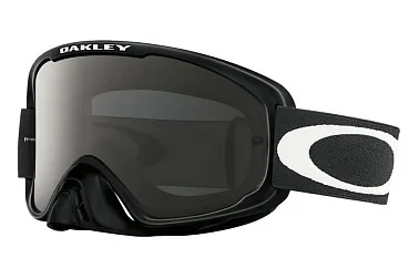 Очки для мотокросса детские OAKLEY O-Frame XS Solid черные глянцевые / темно-серая (OO7030-21)