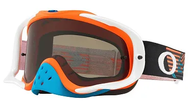 Очки для мотокросса OAKLEY Crowbar Camo синие-оранжевые / темно-серая  (OO7025-70257)