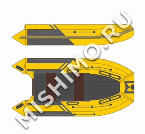 Лодка MISHIMO RIVER FJET PRO 390  под водомет