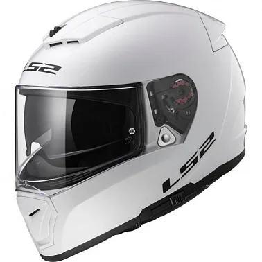 Мотошлем LS2 FF397 VECTOR FT2 Solid белый