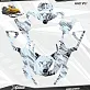 Комплект наклеек Снегоход STELS VIKING №003 (HARD)