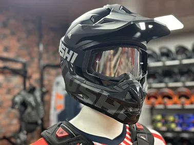 Шлем кроссовый HETOSHI OF836 EXOSS CROSS PRO MX289 цв.Черный Матовый р.XS